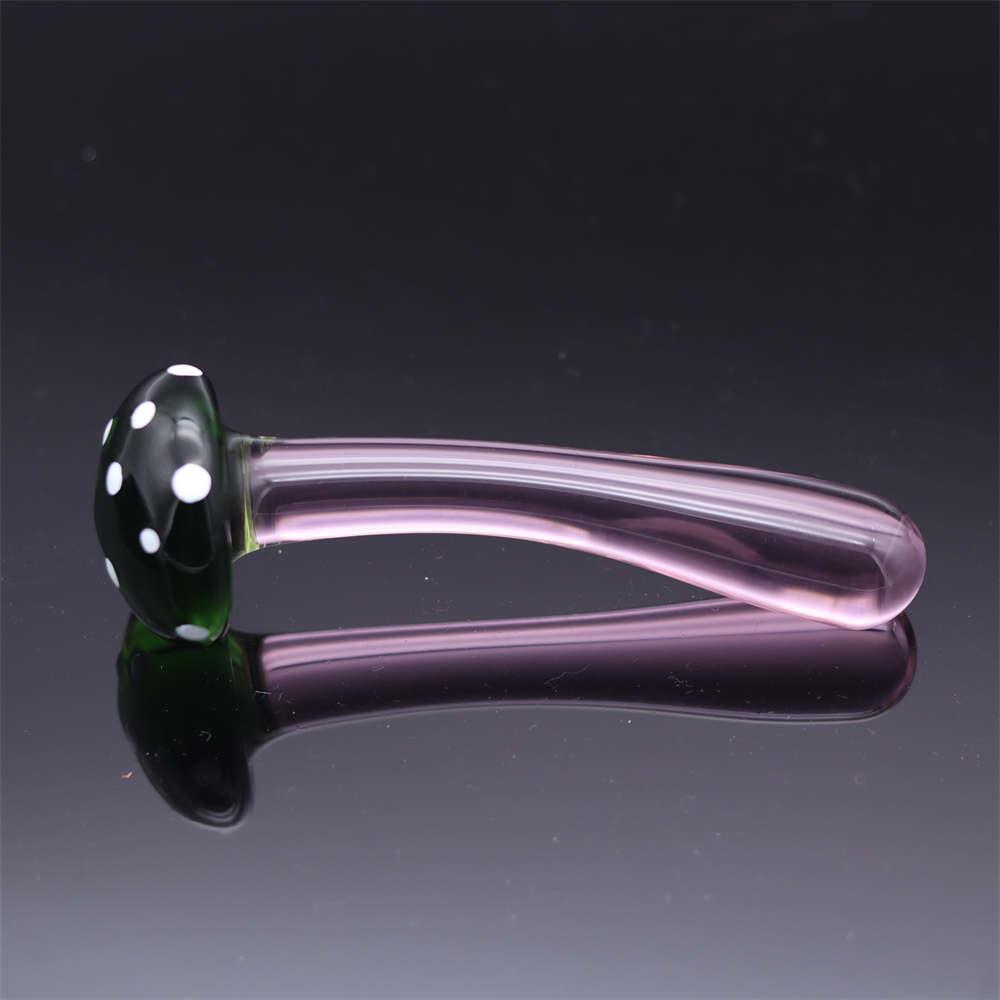 Glass-made femalemasturbation toy fake phallus adult product