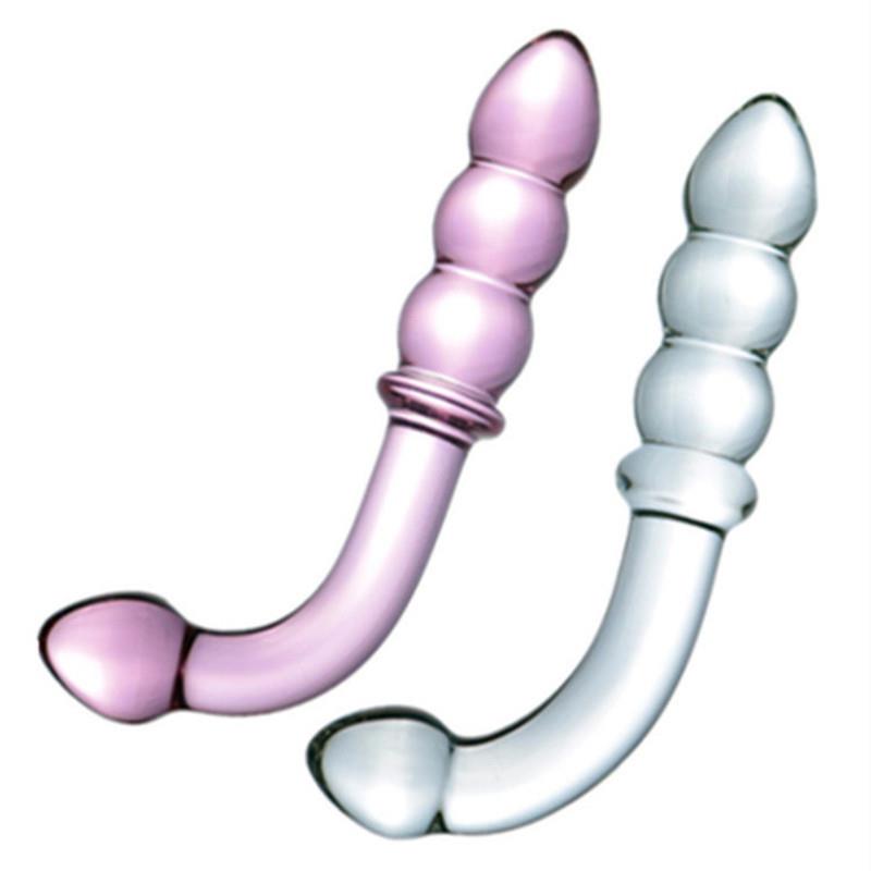 Glass-made femalemasturbation toy fake phallus adult product