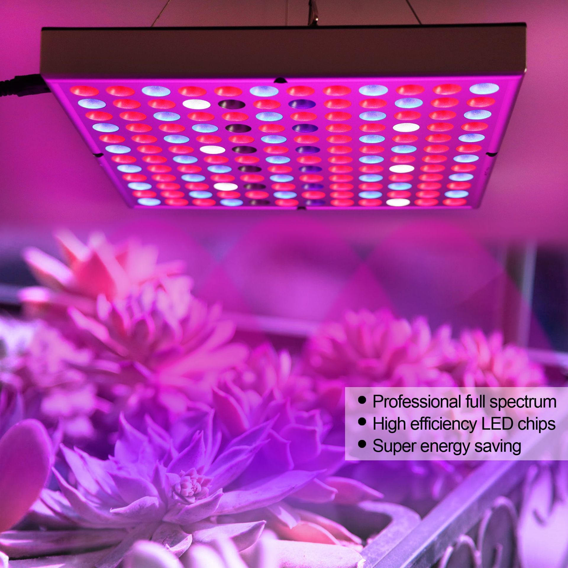 LED植物生长面板灯三色全