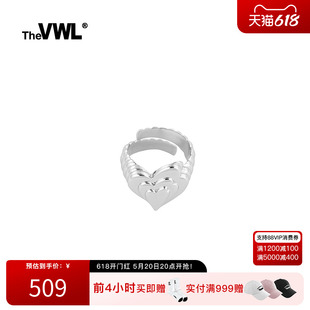 简约百搭情侣饰品对戒小众设计高级感调节 VWL925银戒指时尚