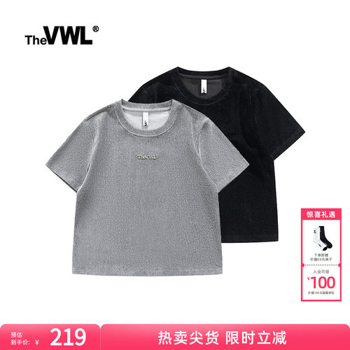 VWL条绒短袖欧美常规春夏新款