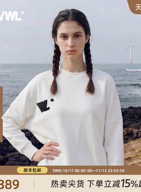 vwl设计感宽松纯棉卫衣男女同款