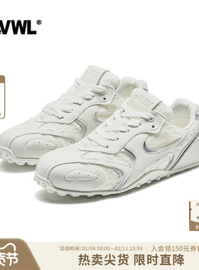 【陈妍希同款】VWL春vortex漩涡系列轻底运动鞋德训鞋平底蕾丝鞋