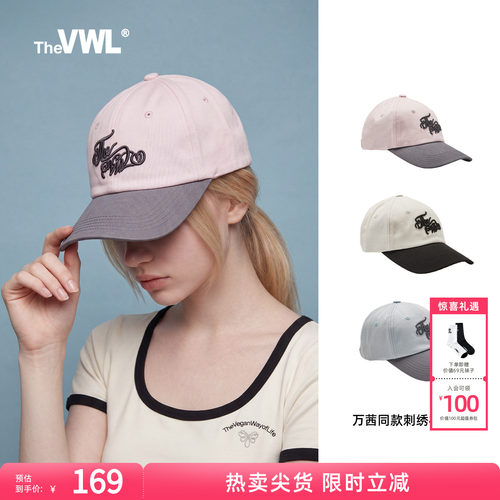 VWL棒球帽字母刺绣休闲运动