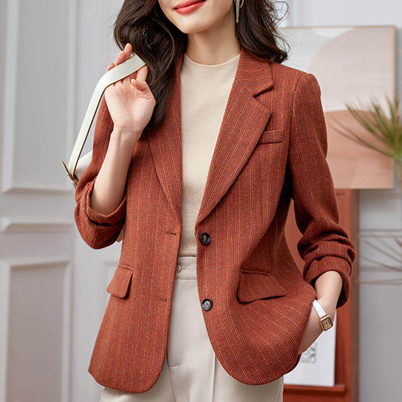 MONLOUVE西装西服时尚短外套女士装春秋冬季2025年新款小个子爆款