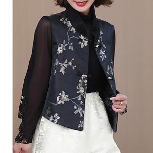 MONLOUVE马甲休闲时髦外套女春秋冬季2025年新款洋气外穿时尚妈妈