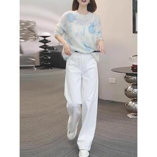 MONLOUVE春秋冬季2025年新款女士装时尚套装气质洋气时髦裤子小个