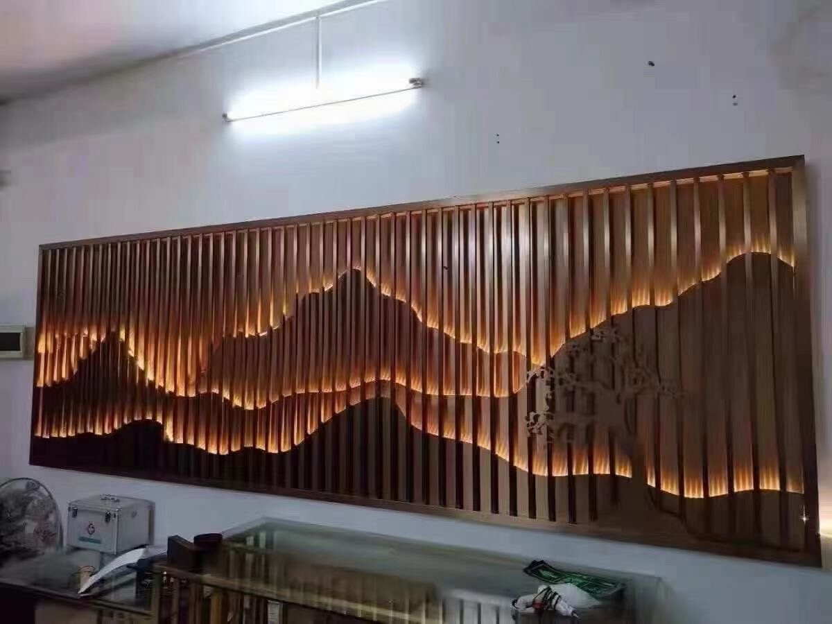 极速新厂促定g制不锈钢屏风户外庭院中式酒店大堂玄关格栅金属隔