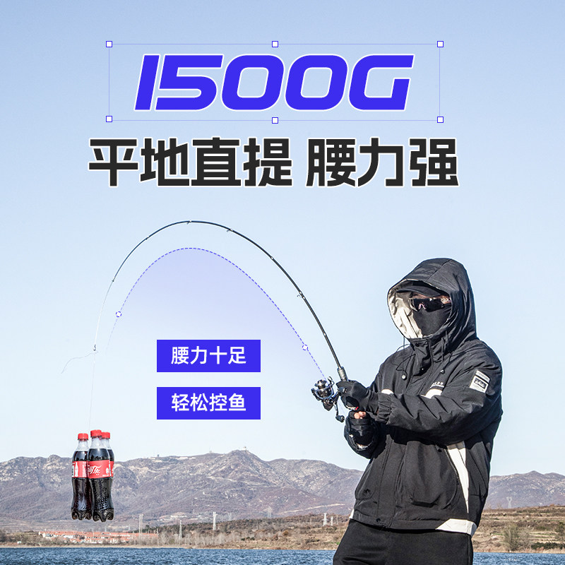 名伦旗舰伸缩微物马口竿超软快调UL超短节直柄枪柄便携弹射路亚竿