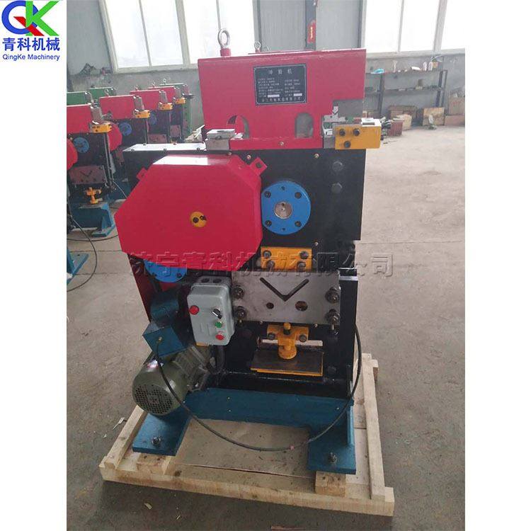 热轧钢螺纹钢冲剪机角钢槽钢板料剪切冲孔加工机建筑电力业剪切机