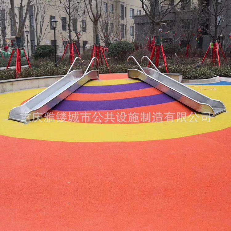 户外不锈钢滑梯 儿童游乐设施滑梯 小区幼儿园滑滑梯厂家