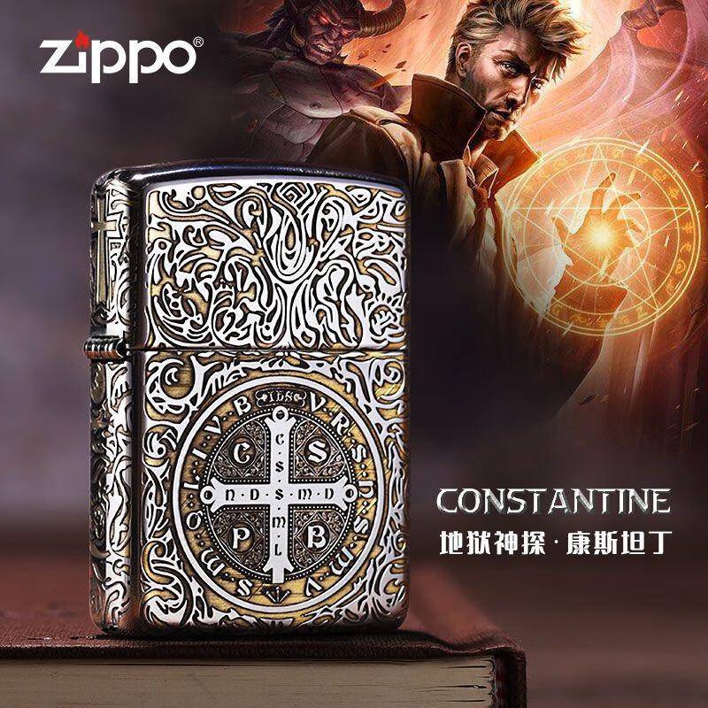 Zippo打火机芝宝正品康斯坦丁恶灵挽歌地狱神探国潮送男朋友礼物