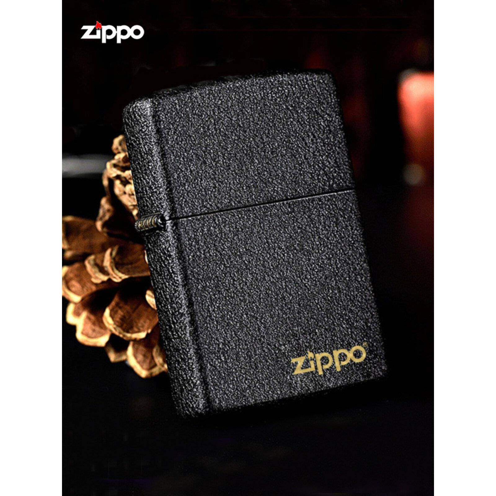 黑裂漆zippo磨砂爱情定制男士款 煤油打火机生日礼盒礼物品雕刻字