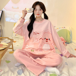 loopy睡衣女童春秋季天大童纯棉长袖露比2024新款儿童女孩家居服