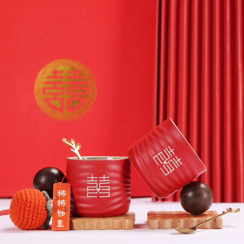 速发物婚结婚礼新送新人情侣喜杯子闺装送套蜜订婚礼品实用伴手礼