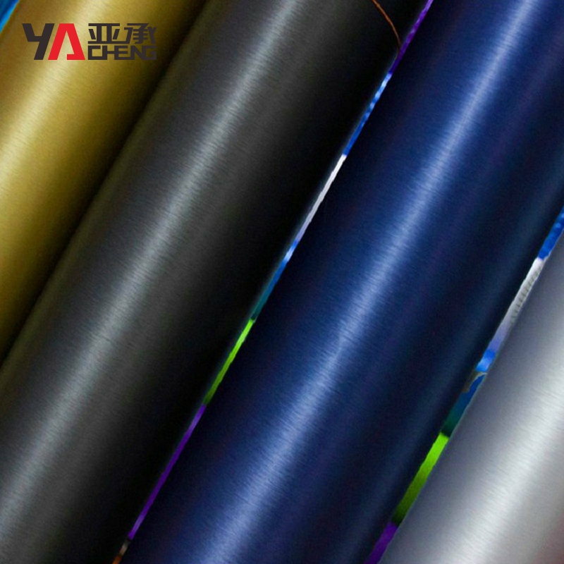 速发汽车改色膜拉金属黑丝银灰车身改装贴纸内饰贴膜装饰膜展示贴