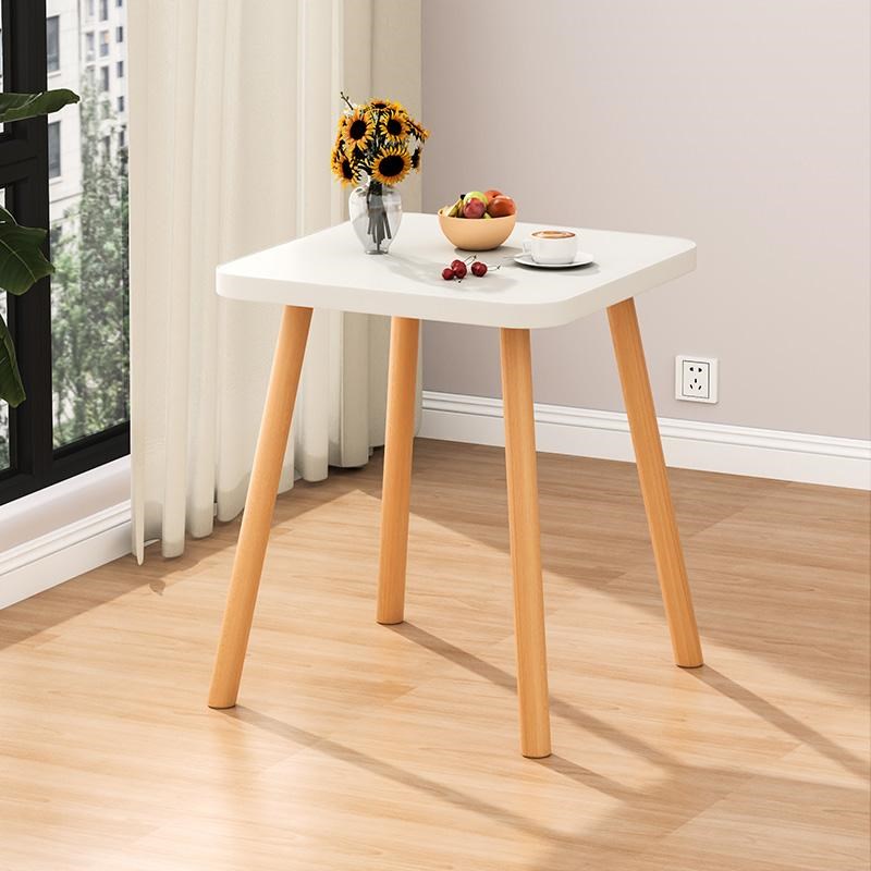 速发茶几简奢子家用台桌小约轻桌客厅迷你沙发边几边柜实木小方桌