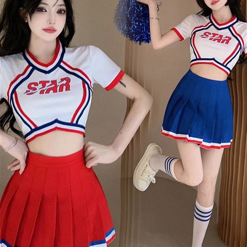 速发团舞队装啦啦操演出学生团体运动会拉舞台爵士拉蹈表演服装