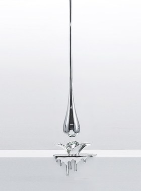 速发水滴中电玻璃钢塑镀玄关壁龛悬挂装饰品摆件酒店大堂空雕吊饰