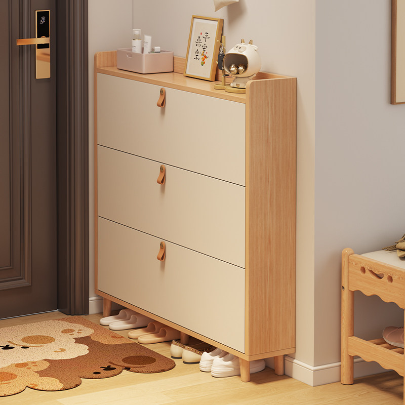 速发实木超薄玄斗鞋柜家用门口新款2025爆鞋室内小窄翻关柜入户门,住宅家具,鞋柜,淘宝优惠券,粉丝福利购,淘宝优惠卷