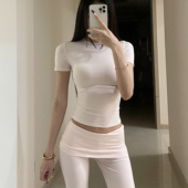 短袖 立体剪裁沙漏腰百搭新品 消烦局长 绵云系列·Baby同款