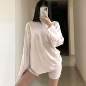 消烦局长 Boyfriend·轻呼吸柔感舒适随性慵懒莫棉T恤上衣短裤