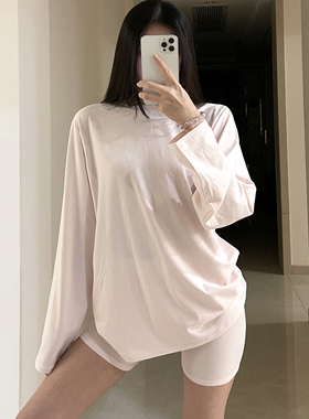 【消烦局长】Boyfriend·轻呼吸柔感舒适随性慵懒莫棉T恤上衣短裤