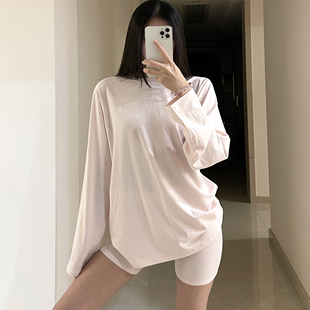 【消烦局长】Boyfriend·轻呼吸柔感舒适随性慵懒莫棉T恤上衣短裤