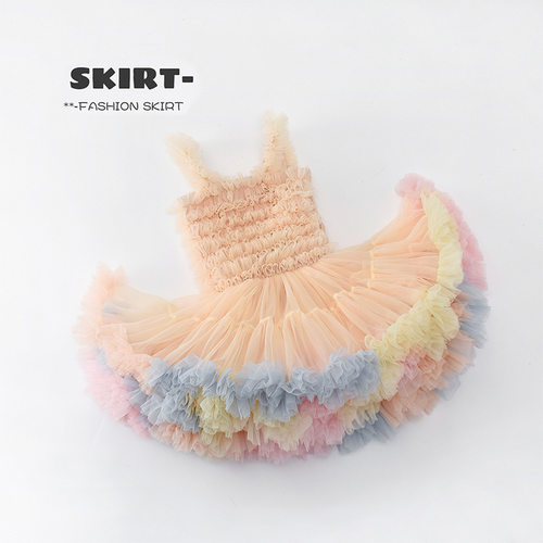生日派对礼服儿童连衣裙tutu超仙