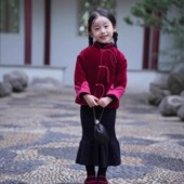 姐弟装 唐装 拜年服 棉袄丝绒加厚过新年衣服新中式 儿童棉服宝宝童装