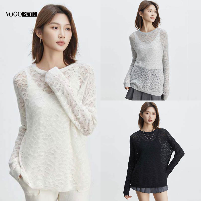 VogoPetite100%山羊绒针织衫