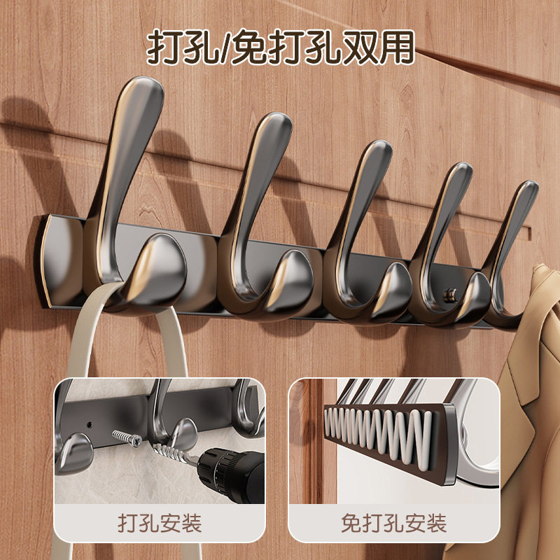 挂衣钩壁挂墙上门后架免