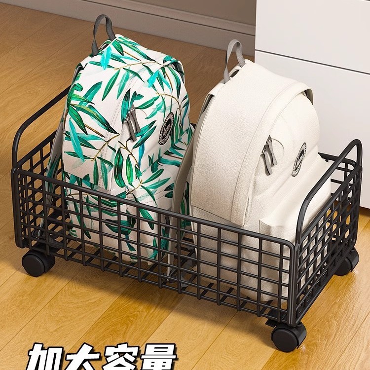可移动书本收纳篮工位筐