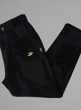 #时节男裤轻奢商务提花长裤冬季款加绒加厚休闲裤时尚束脚工装裤