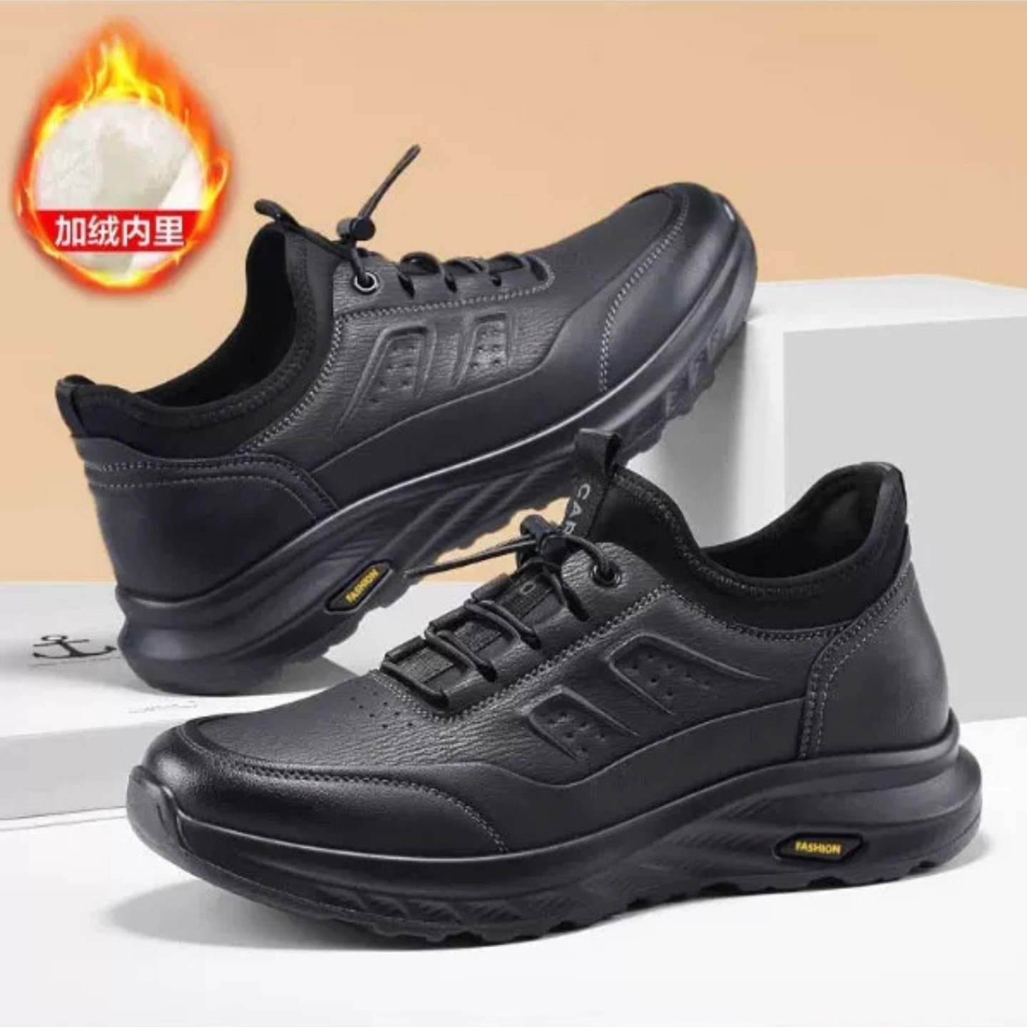 ~小鑫俄罗斯出口转内销男鞋秋冬新款户外休闲皮鞋时尚百搭旅游鞋