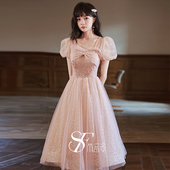 艺考晚礼服女春夏气质高端学生宴会钢琴演奏18岁成人礼敬酒连衣裙