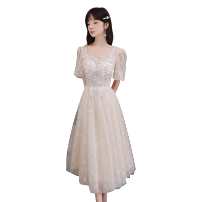 晚礼服女2021新款气质法式艺考