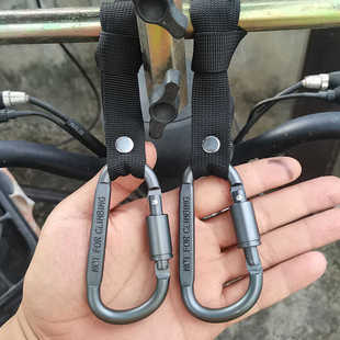 车把挂钩前置通用多功能自行车婴儿车电动车挂钩外卖挂餐承重神器