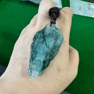 冰飘花辰龙翡翠吊坠 天然缅甸A货玉器 生肖龙挂件男士款生日礼物