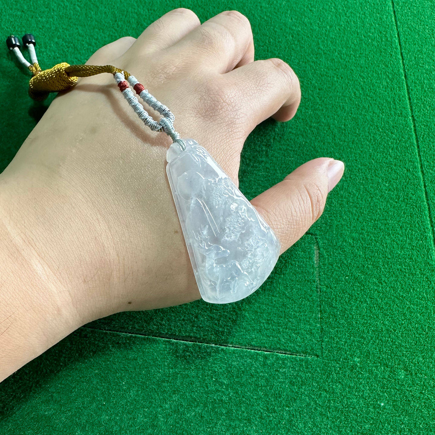 节日礼物情侣玉坠子A货男女款
