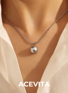 真铂金灰施家珍珠ACEVITA项链