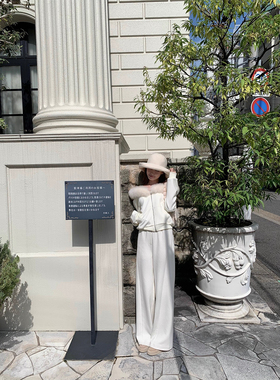 SourceWithU 老钱剪裁 羊毛桑蚕丝混纺2色垂顺裤型秋冬休闲裤长裤