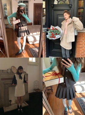 SourceWithU 灵魂内搭 3色慵懒高领保暖打底衫修身长袖内搭针织衫