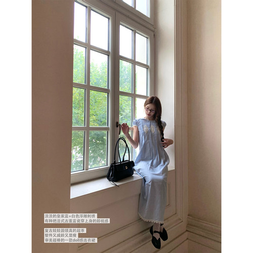 SourceWithU30亚麻70棉连衣裙