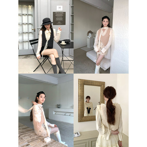 SourceWithU针织马甲叠穿无袖