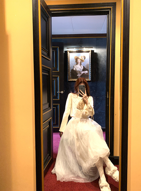 SourceWithU 云雾琉璃 3色绝美秋冬款纱裙半身裙温柔梦幻蓬蓬裙女