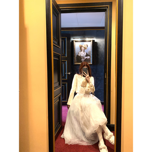 SourceWithU3色秋冬纱裙半身裙