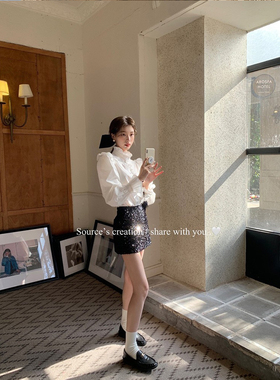 SourceWithU Y2K靓妹 2色闪亮登场辣妹亮片半身裙直筒包臀短裙子