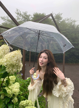 SourceWithU 最后的美第奇 【freja】林中仙女斜肩花边连衣裙