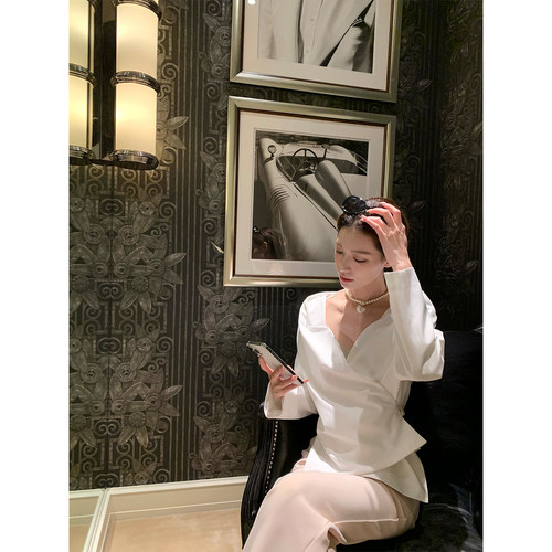 SourceWithU收腰翻领小外套
